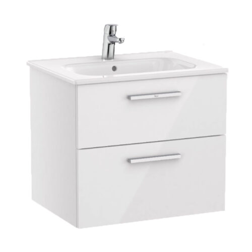 Mueble con 2 gavetas de roble texturizado