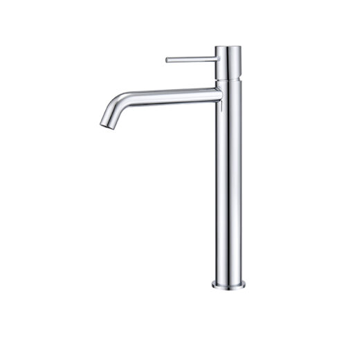 Monomando mezclador para lavabo. Caño alto