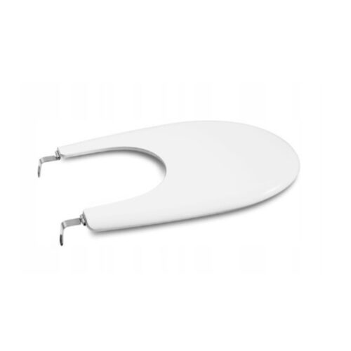 Tapa lacada bisagras acero inoxidable para bidé blanco