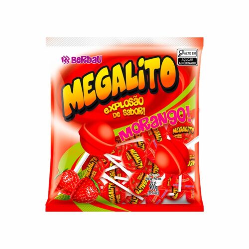 Chupetin Megalito Morango