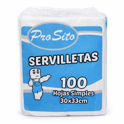 Servilletas 100 Hojas Simples Prosito (30x33cm)