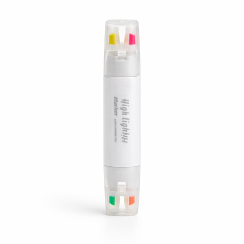 Resaltador Blanco de 4 Colores