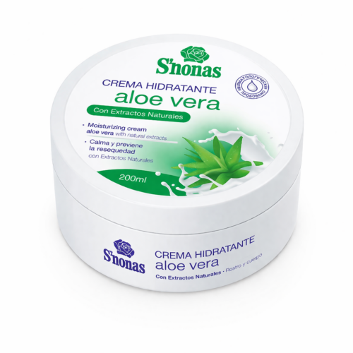 Crema Hidratante Aloe Vera (200ml)