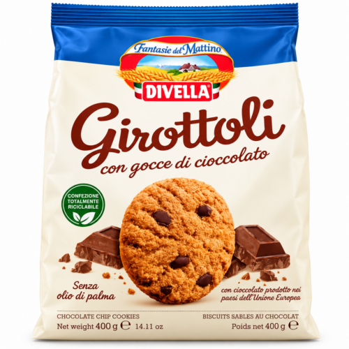 Galletas Divella Girottoli con Chispas de Chocolate – 400 g