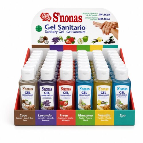 Expositor de geles sanitarios (72u)